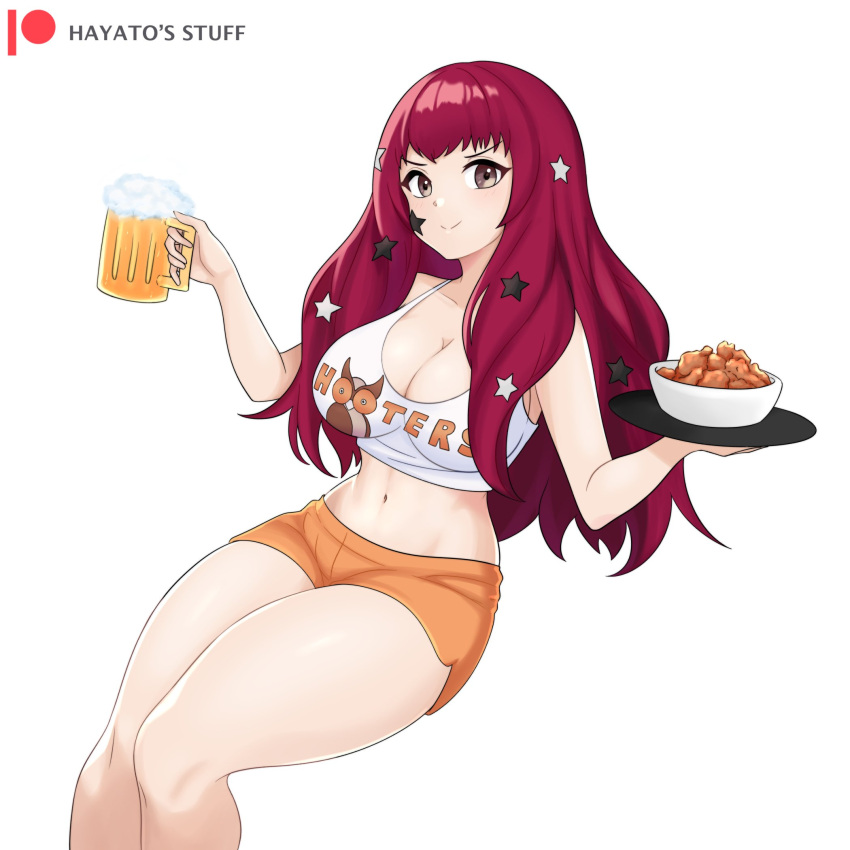 1人娘 1人娘 1人娘 魅惑の代替衣装 生脚 胸 女性専用 ファイアーエムブレム ファイアーエムブレムエンゲージ ハヤトスタッフ フーターズウェイトレス ゆなか(ファイアーエムブレム)