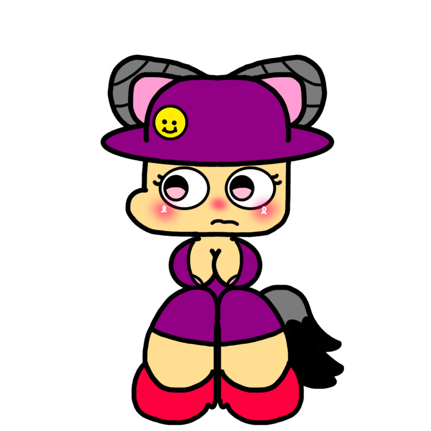 赤面胸 dave_and_bambi_mod furry_ears furry_tail oc ピンク_シューズ
