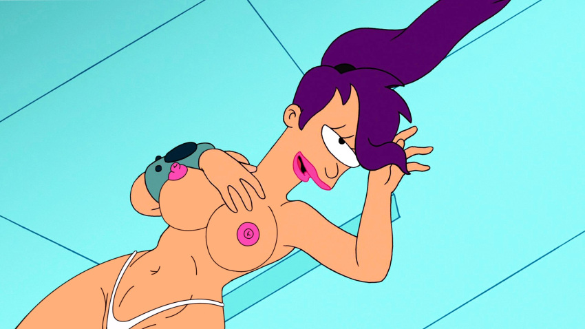 胸 編集 勃起乳首 フューチュラマ スクリーンキャプチャ 太もも ひも turanga_leela