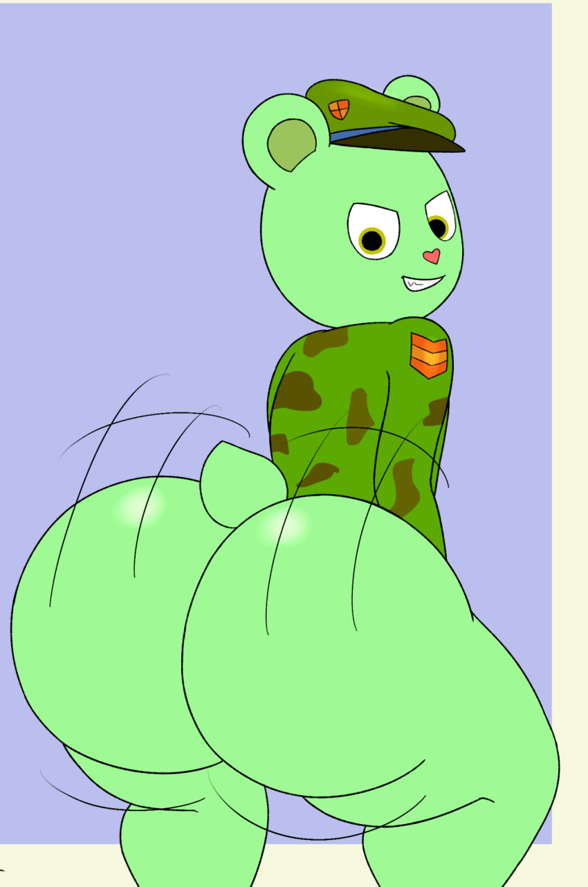 1boy 2024 anthro army_jacket ass ass_focus asscheeks bear beret big_ass big_ass_(male) big_ass_cheeks バイセクシュアル バイセクシュアル_男性 底なしのバブル_尻 バブル_尻 お尻の頬 固まった迷彩服 子供ベアリング_ヒップ dat_ass dat_butt 眉毛 牙 fat_ass fat_ass_femboy フェムボーイ fliqpy fliqpy_(htf) 毛皮 毛皮で覆われた緑の目 緑の毛皮 笑顔 ハッピー ツリー フレンズ 帽子 帽子 ジャケット 揺れるお尻 大きなお尻 男性 男性のお尻 男性のフォーカス モーション ライン モーション アウトライン ヌード オブスニーク ふくよかなお尻 ふくよかなお尻の反射 お尻の丸いお尻 笑顔 尾歯 厚い 厚いお尻 厚いヒップ 厚い太もも トゥワーク トゥワーク トゥワークポジション ウルシッド ウルシン ワイドなお尻ワイドヒップ